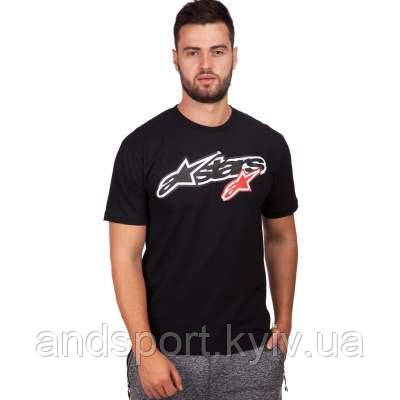 Футболка чоловіча ALPINESTARS STUCK CO-4489 S-XL чорний Код CO-4489, фото 2