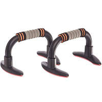 Упори для віджимань SP-Sport DCF-18 PUSH-UP BAR 23x15см чорний Код DCF-18