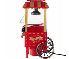 Апарат для виготовлення попкорну Toys4Boys червоний 1200 Вт