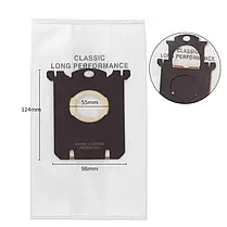 Набір пилозбірників мішків s-bag для пилососів Philips Classic Long Performance (5шт), фото 4