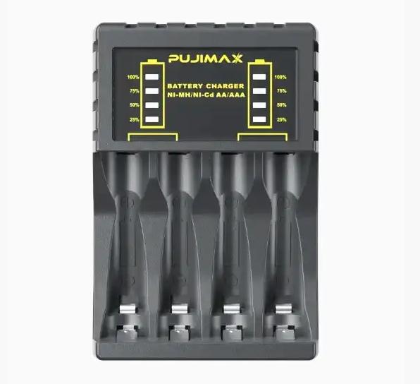 Зарядний пристрій USB для акумуляторів AA і AAA