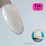 Молочно-рожевий гель для нарощування нігтів Pink Global Fashion 56 gr, фото 2