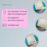 Прозорий гель для нарощування нігтів Transparent Global Fashion 15 ml, фото 3