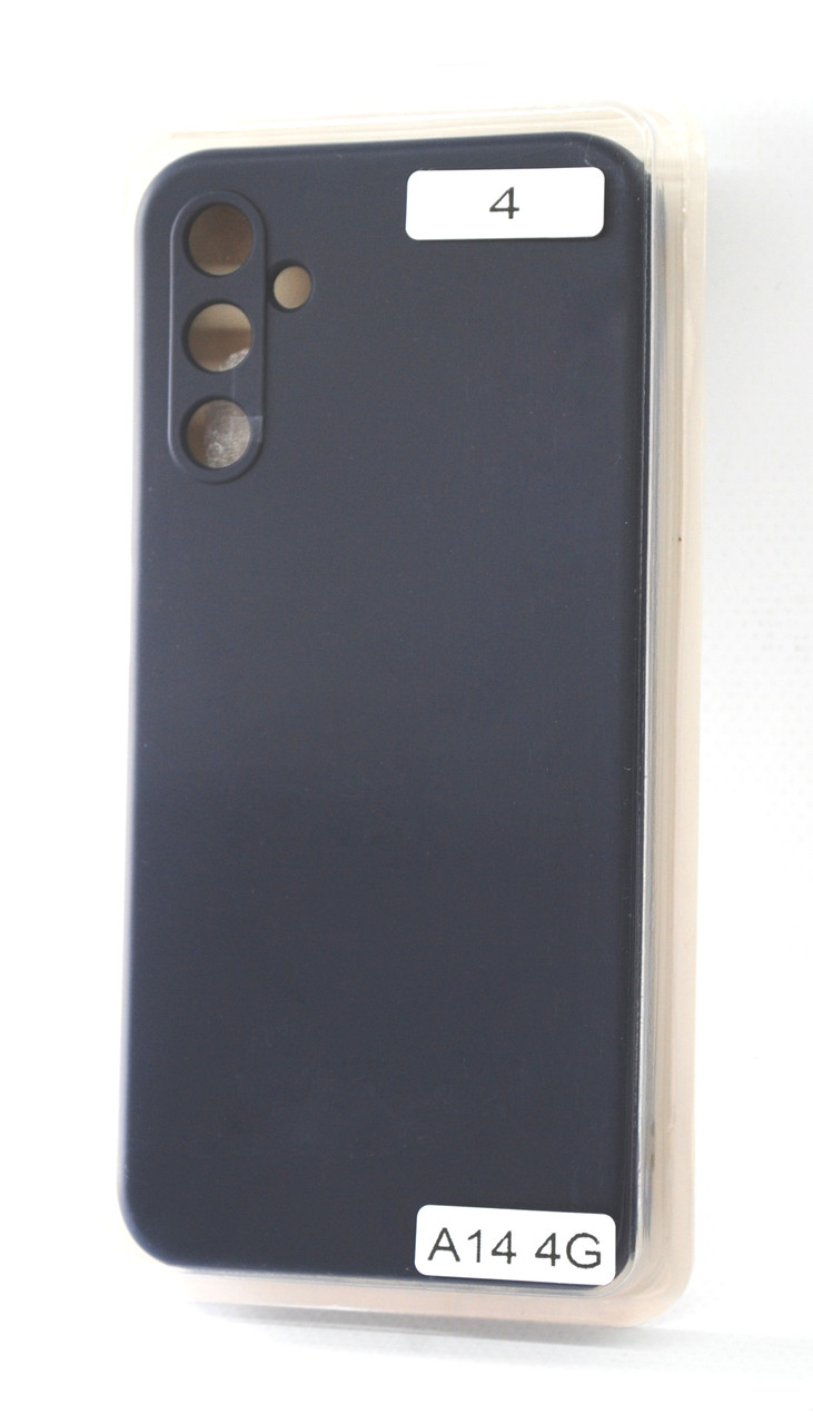 Чохол силіконовий для телефону Samsung A14 (4G) Silicone Orig FULL №4 Midnight blue 4you