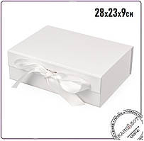 Коробка подарункова Surprise2, 28 х 23 х 9 см, білий (1903-01)