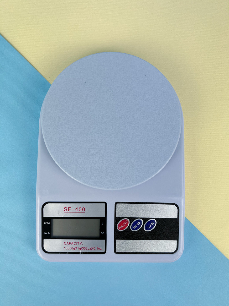Ваги кухонні електронні до 10 кг Electronic Kitchen Scale SF-400, білі