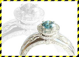 Ексклюзивне золоте кільце -QUEEN - з діамантами 1,17 карат