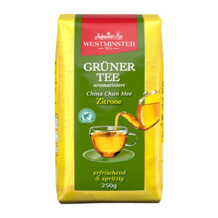 Westminster Gruner Tee mit Zitrone зелений чай з лимоном, 250г