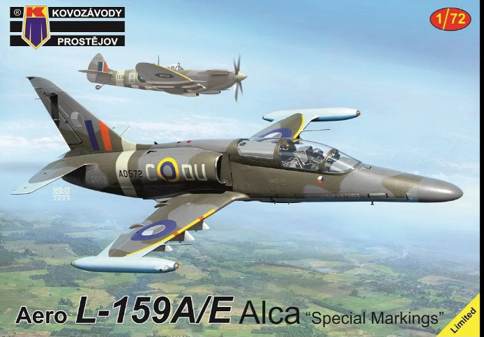 Пластикова модель 1/72 Kovozavody Prostejov 0386 ешський навчально-тренувальний Aero L-159A/E Alca „Special Ma
