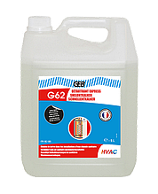 Засіб для швидкого видалення накипу GEB G62 (5 л.) для систем опалення та ГВС (Франція) 870224/870124