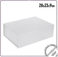 Коробка подарункова Present, 28 х 23 х 9 см, білий (1900-01)