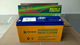 WHC Solar Gel battery 12V 150Ah Гелевий тяговий акумулятор