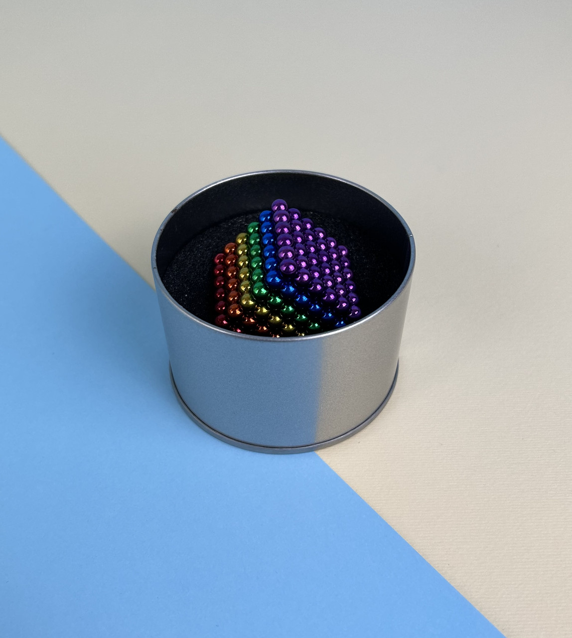 Іграшка-конструктор-головоломка Неокуб Neocube 216 магнітних кульок 5 мм. (Кольоровий)