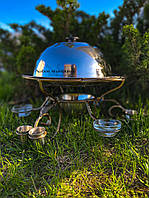 Садж для підігрівання м'яса + соусники +стопки