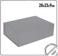 Коробка подарункова Present, 28 х 23 х 9 см, сірий (1900-10)