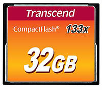 Transcend Карта памяти CF 32GB 133X  Baumarpro - Твой Выбор