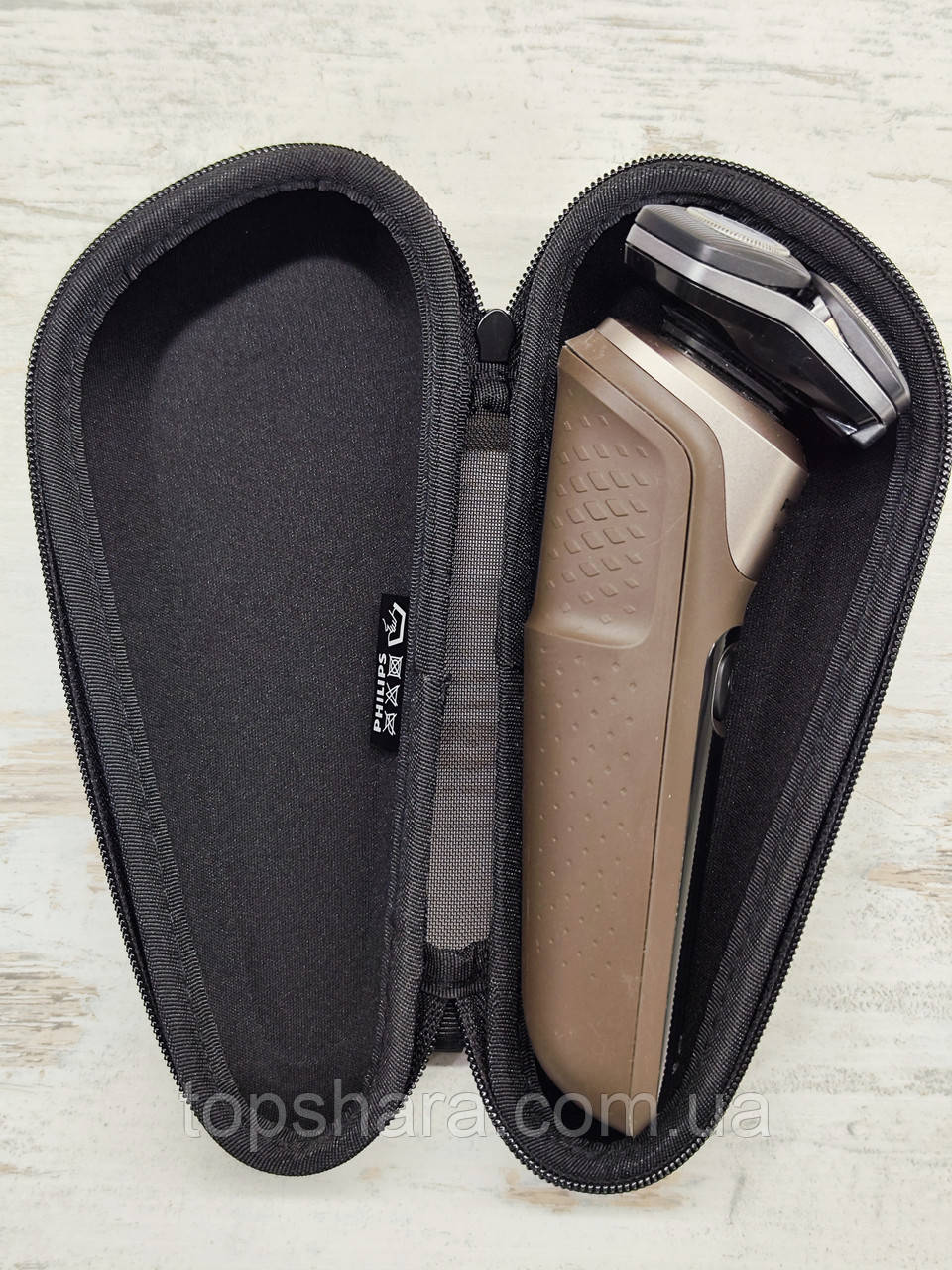 Оригінальний дорожній чохол органайзер для бритви Philips series 5000, S5587, S9986, S7882, S5884, S5885, фото 1
