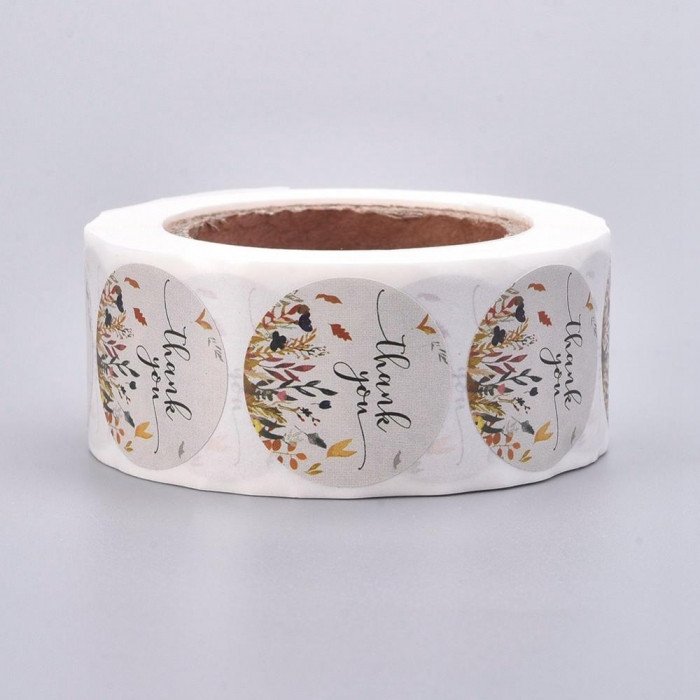 Наклейки, Стикери, Етикетки на Подарункові Бірки, з Крафт-паперу, Колір ...