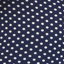 Бриджі жіночі в горошок зі змійками на кишенях Tovta (Угорщина) Капрі літні Синій цвіт, білий горошок M/L, фото 4