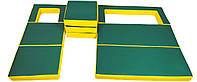 Комплект мебели-трансформер Tia-Sport Маты желто-зеленый (sm-0736)