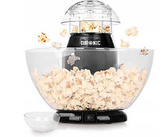 Апарат для виготовлення попкорну Duronic чорний 1200 Вт
