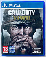 Call of Duty WWII, Б/У, английская версия - диск для PlayStation 4