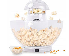 Апарат для виготовлення попкорну Duronic білий 1200 Вт