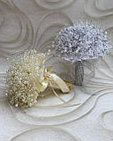 Оригінальний букет-дублер ручної роботи для нареченої, фото 5