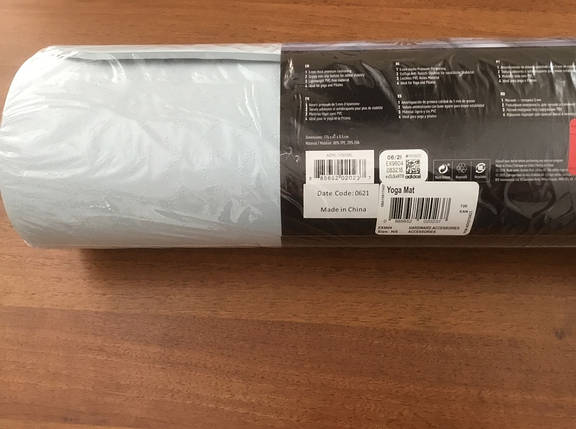 Килимок для йоги та фітнесу Adidas Yoga Mat ніжно-блакитний, фото 3