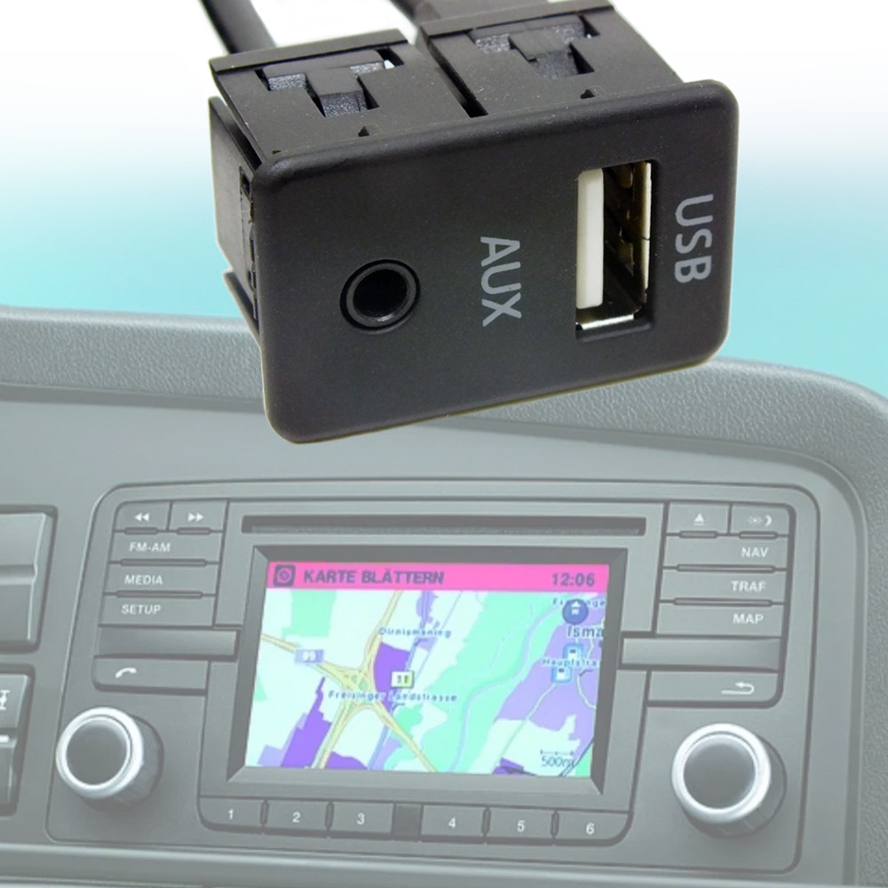USB AUX для MAN TGX TGA TGL під забудову в панель [81.25432-0543]