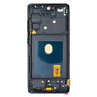 Дисплей Samsung G780 Galaxy S20 FE модуль в сборе с тачскрином и рамкой, черный, OLED