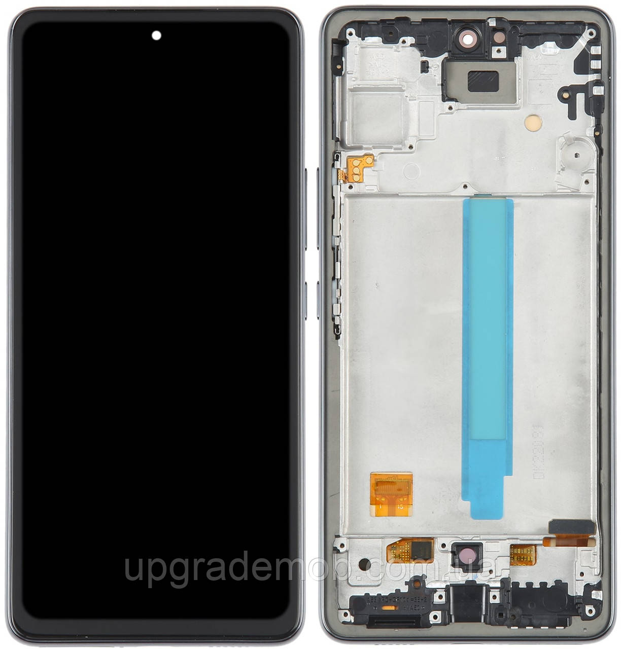 Дисплей-модуль тачскрин Samsung A536 Galaxy A53 5G чорний OLED (Small LCD) з рамкою