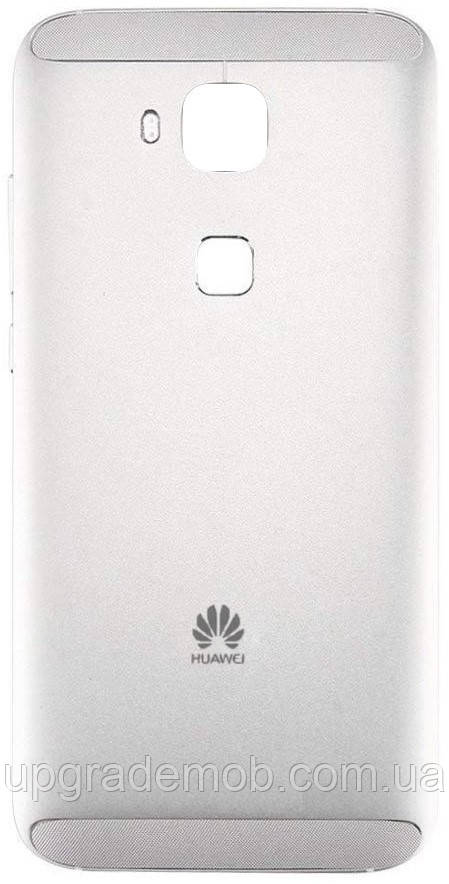 Задня кришка Huawei G8/GX8 срібляста оригінал + скло камери