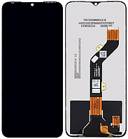 Дисплей модуль тачскрин Infinix Smart 6 черный оригинал