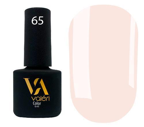 Гель-лак valeri №065 (теплий беж, емаль), 6 мл