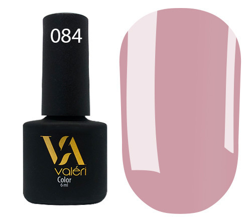 Гель-лак valeri №084 (пилова троянда, емаль), 6 мл