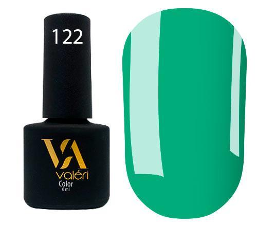 Гель-лак valeri №122 (яскрава м'ята, емаль), 6 мл