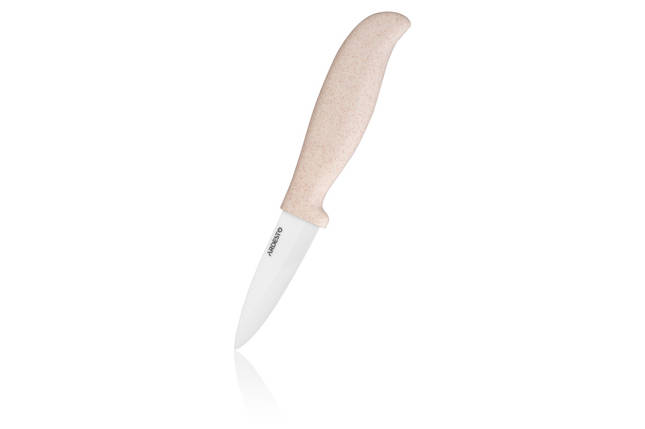 Ніж керамічний для овочів 7,5 см ARDESTO Fresh Beige AR2118CS, фото 1