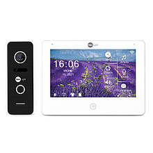 Комплект відеодомофона Neolight NeoKIT HD Pro WF Black: відеодомофон 7" з Wi-Fi з детектором руху і 2 Мп