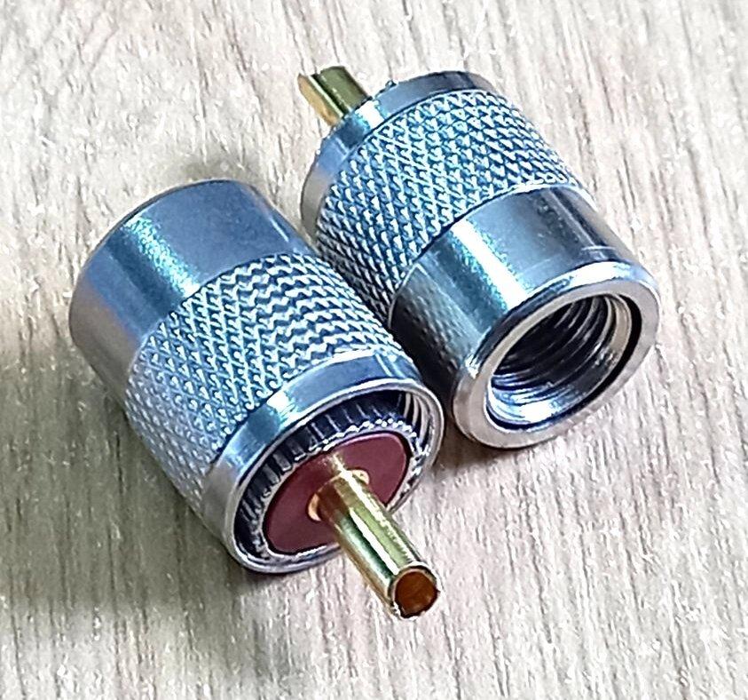 Купить Разъем UHF-male (PL259, SO-239) под кабель RG-213, Twist-On ...