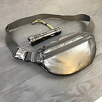 Сумка на пояс із еко-шкіри + Професійний ліхтар JP-285 POLICE BL-X71-P50