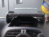 Полиця на панель (Сіра з сірою ниткою) для Renault Kangoo 2008-2020 рр, фото 3