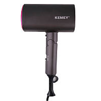 Фен для волос дорожный компактный Kemey KM-9945м 1800W (10599-57299) D4P3-2023