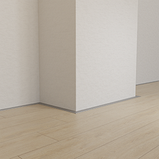 Мініплінтус МПА-015, серія «Тінлайн», 2600мм, анодований срібло, фото 4