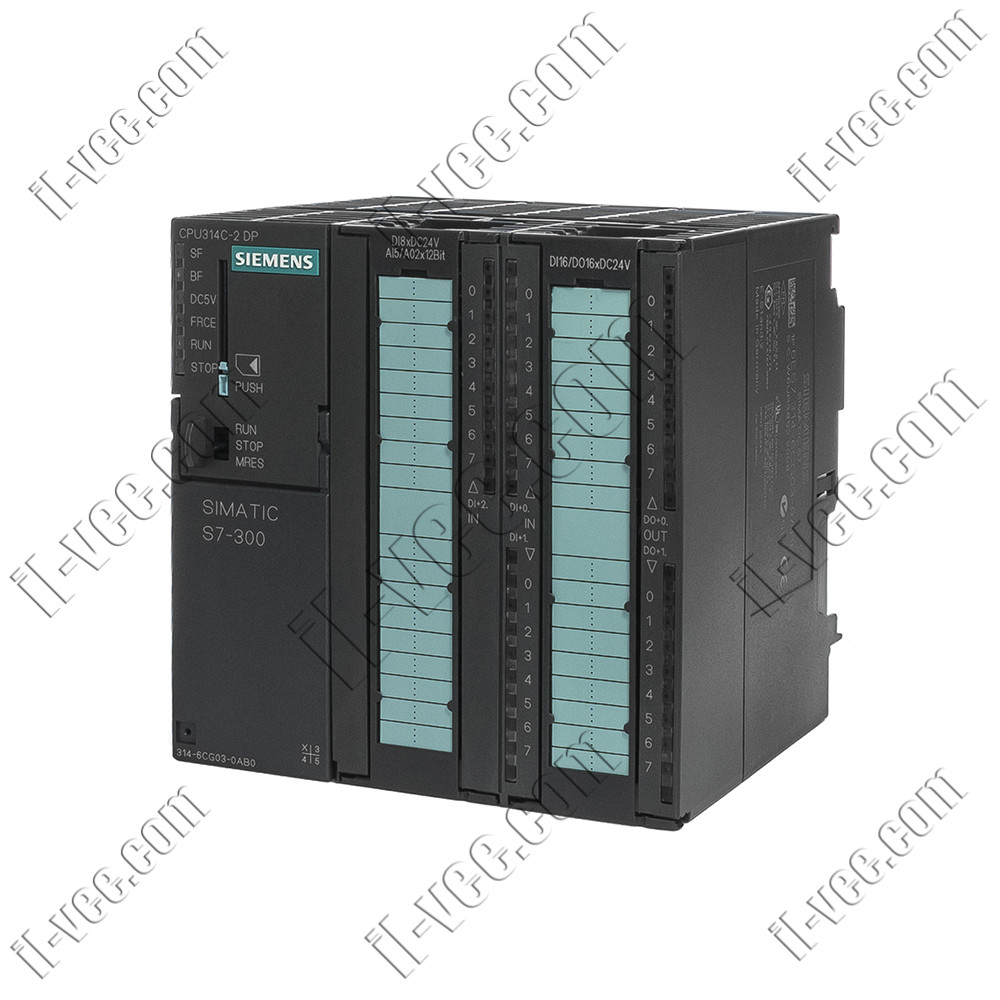 Контролер Siemens 6ES7 314-6CG03-0AB0, CPU 314C-2DP, SIMATIC S7-300, фото 1