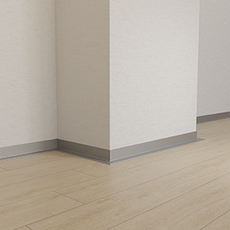 Мініплінтус МПА-217, серія «Тінлайн», 2600мм, анодований срібло, фото 5