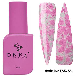 DNKa Top Sakura (прозорий з рожевими пластівцями), 12 мл