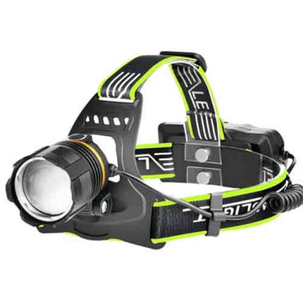 Ліхтар налобний BL-A13-3-P360, 3x18650, zoom, ЗП Type-C, Box, фото 2