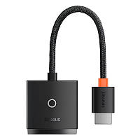 Адаптер Baseus Lite Series Adapter HDMI - VGA WKQX010001 (Черный)