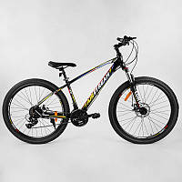 Велосипед Спортивный CORSO «AirStream» 27.5"дюймов рама алюминиевая, оборудование Shimano 21 скорость,